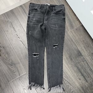 Free People Charcoal Denim Jeans